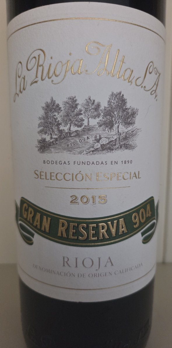 La Rioja Alta, 904 Gran Reserva, Rioja