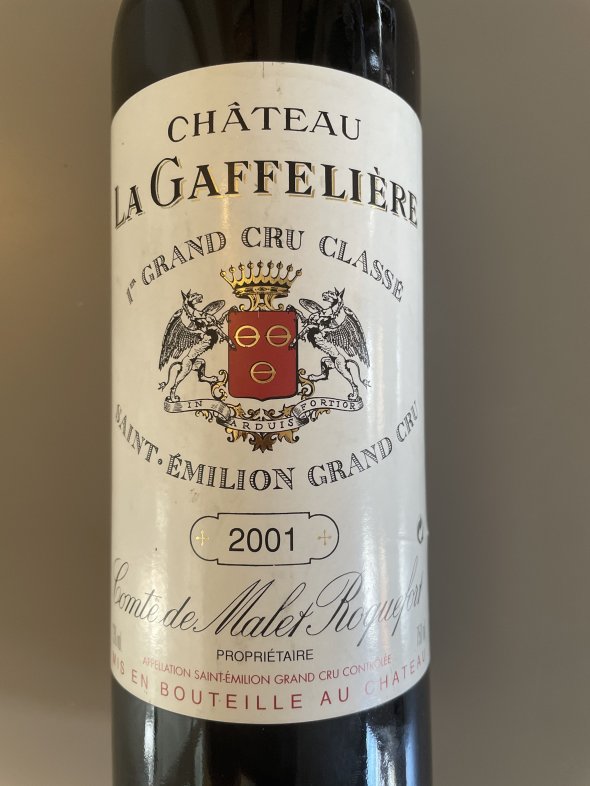 Ch&acirc;teau la gaffeli&egrave;re premier grand cru class&eacute; saint &eacute;million grand cru