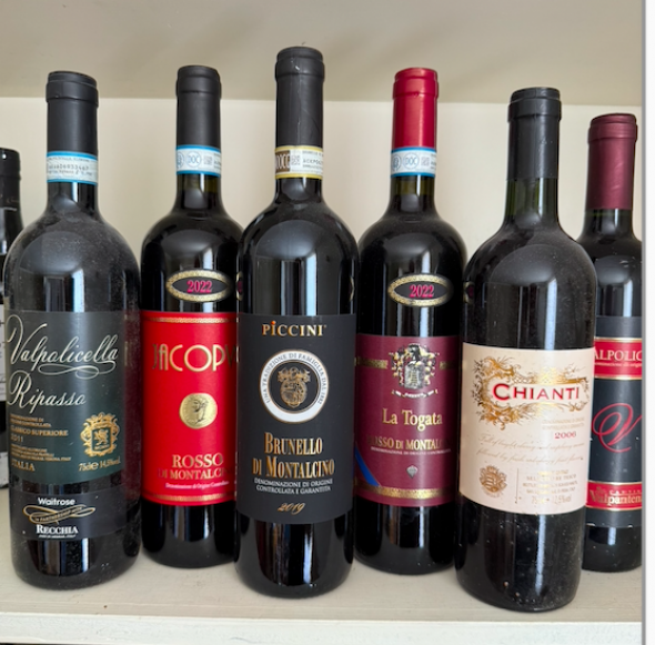 entry level barolo/brunello wines x 6