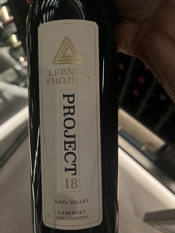 Lerner Project, Project 18 Cabernet Sauvignon, Napa Valley