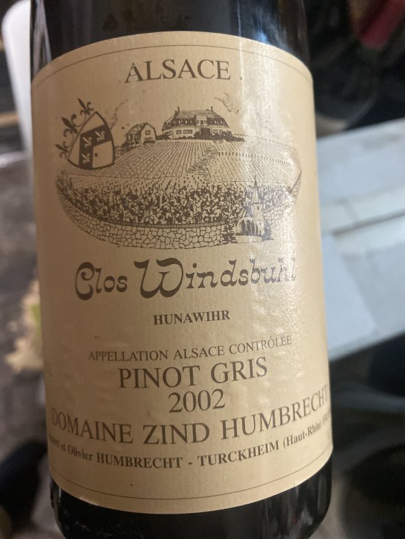 Zind Humbrecht, Pinot Gris Clos Winsbuhl Grand Cru