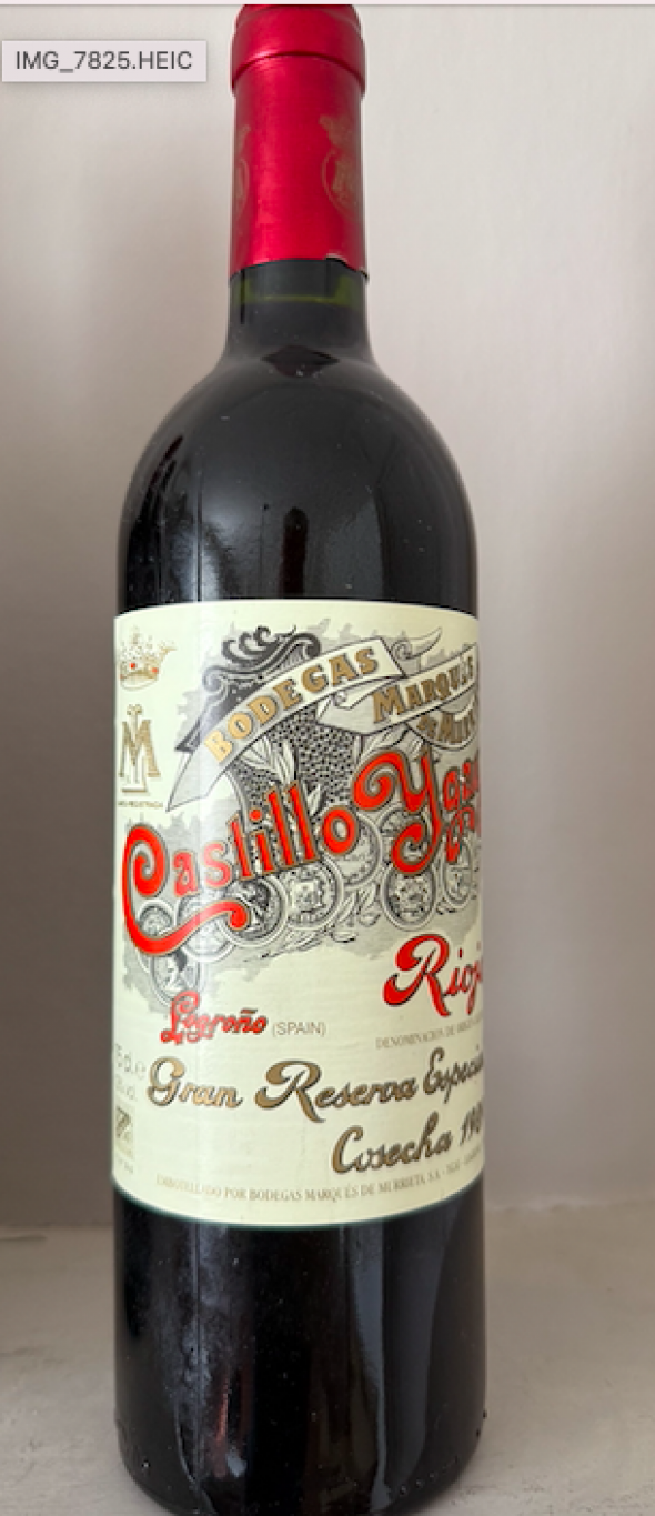 Marques de Murrieta, Castillo Ygay Gran Reserva Especial, Rioja