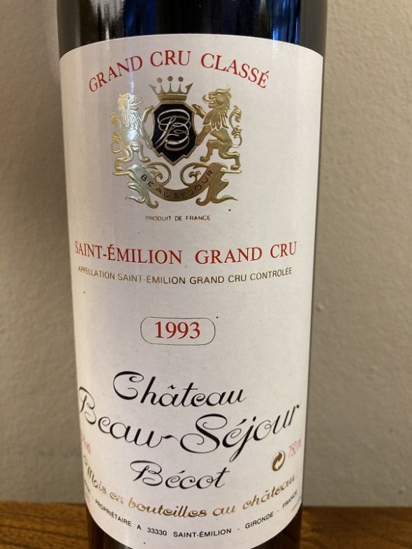 Chateau Beau-Sejour Becot Premier Grand Cru Classe , Saint-Emilion Grand Cru