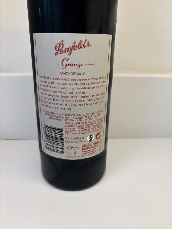 Penfolds, Grange, South Australia