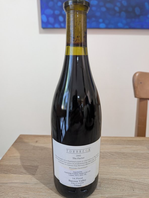 Torbreck, The Factor, Barossa Valley
