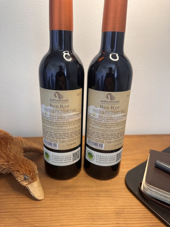 Donnafugata, Passito di Ben Rye, Pantelleria
