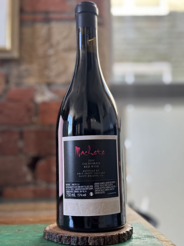 Orin Swift, Machete, California