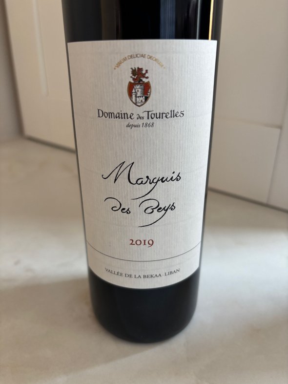 Domaine des Tourelles, Marquis des Beys Red, Bekaa Valley