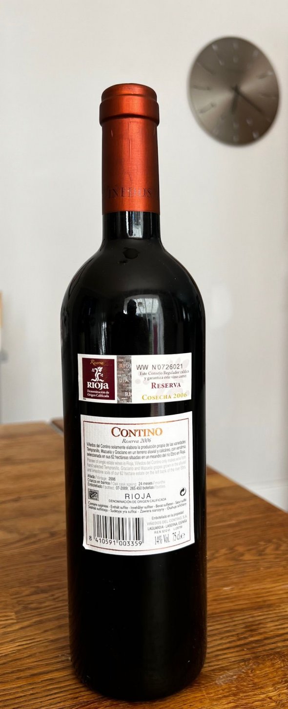 CVNE, Contino Reserva, Rioja