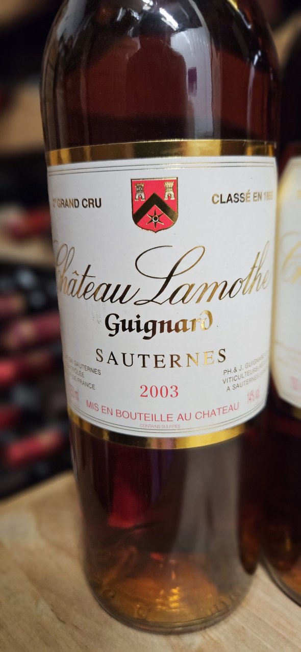 2003 Chateau Lamothe Guignard, Sauternes