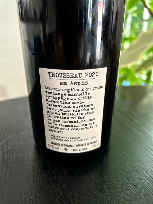 Bruyere Renaud & Houillon Adeline, Arbois Pupillin, Trousseau