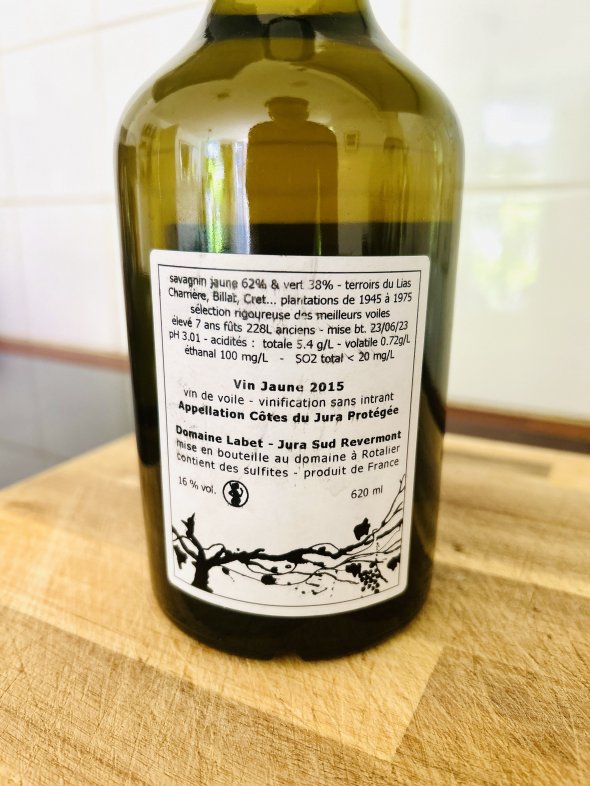 Domaine Labet, Vin Jaune, Cotes du Jura