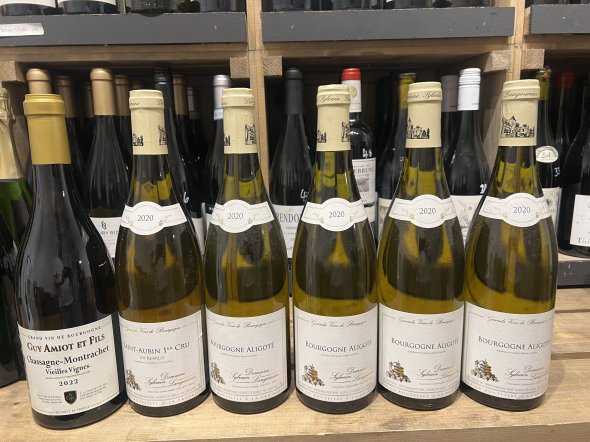Domaine Sylvain, Bourgogne Aligote and Chassagne and St Aubin