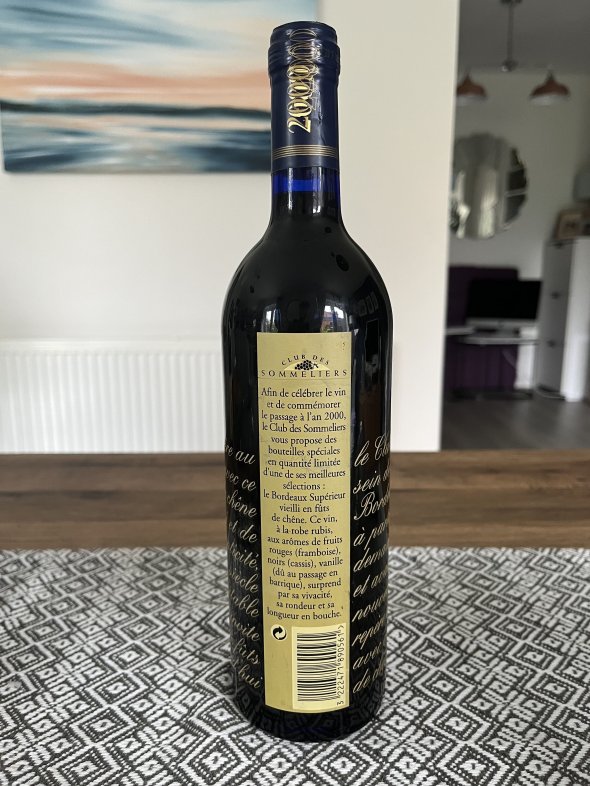 Club des Sommeliers Bordeaux Superieur 1997