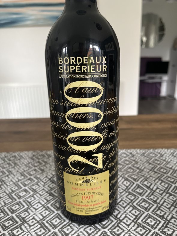 Club des Sommeliers Bordeaux Superieur 1997