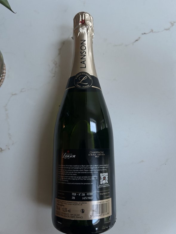 Lanson Le Black Creation Wimbledon Edition