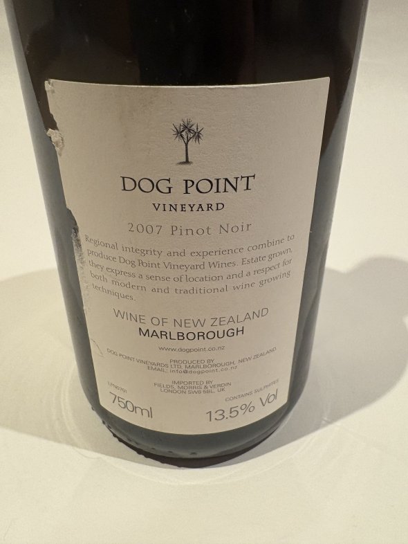 Dog Point Vineyard, Pinot Noir, Marlborough