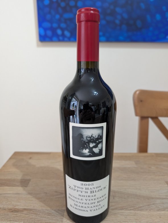 Two Hands, Zippy's Block Shiraz, Barossa Valley