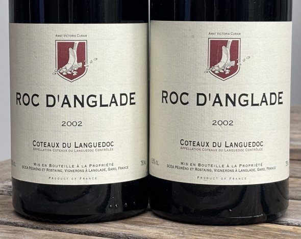 Roc d'Anglade Coteaux de Langeudoc, Gard. Two bottles.
