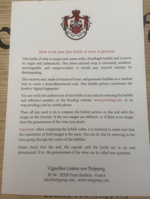 1 X CHATEAU LA GAFFELIERE 2015. PREMIER GRAND CRU CLASSE B, SAINT EMILION, GRAND CRU. LOOK!!!!!!!!!