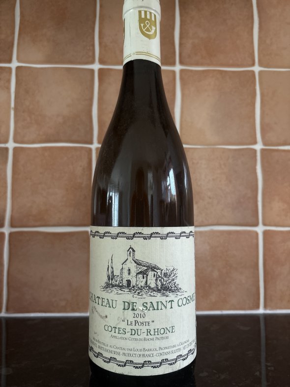 Chateau de Saint Cosme, Cotes du Rhone, Le Poste Blanc