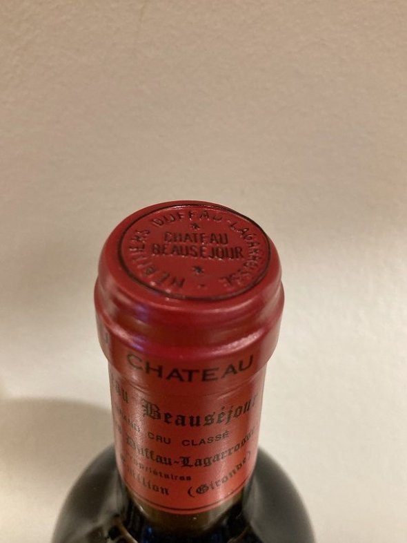 Chateau Beausejour (Duffau-Lagarrosse) Premier Grand Cru Classe Saint-Emilion Grand Cru