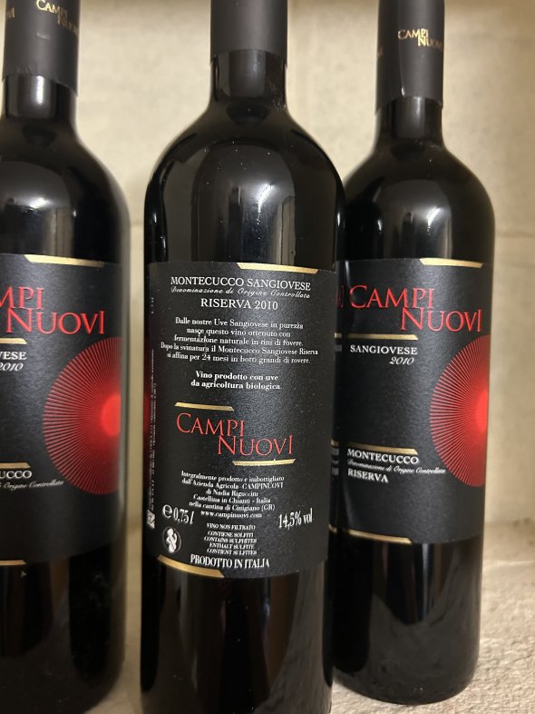 Campinuovi, Montecucco Sangiovese, Riserva