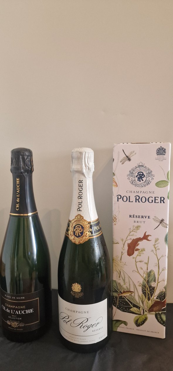 1 Pol Roger, Brut Reserve/1 CH. de L' Auche