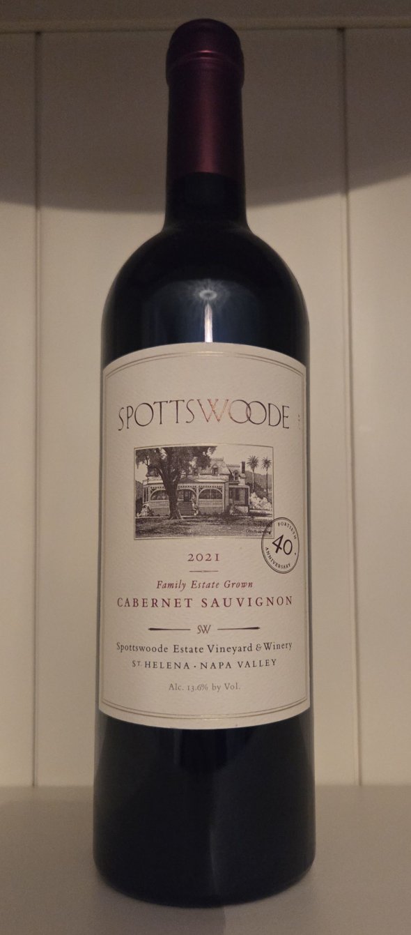 Spottswoode, Cabernet Sauvignon, St. Helena