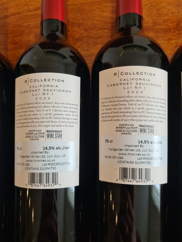 Raymond, R Collection Cabernet Sauvignon, California