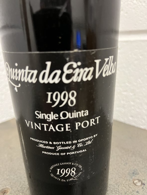 Martinez Quinta da Eira Velha 1998 Vintage Port
