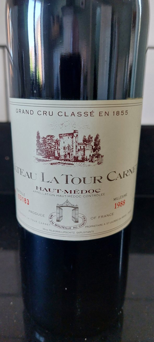 Chateau La Tour Carnet 4eme Cru Classe, Haut-Medoc