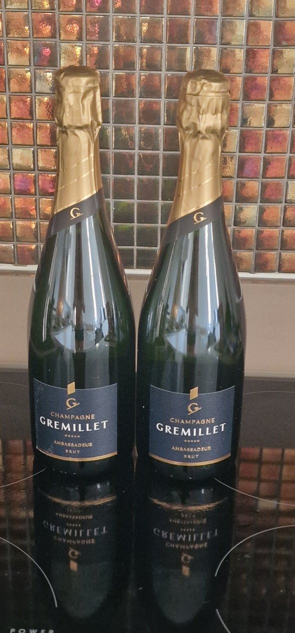 2 Gremillet Champagne, Brut NV