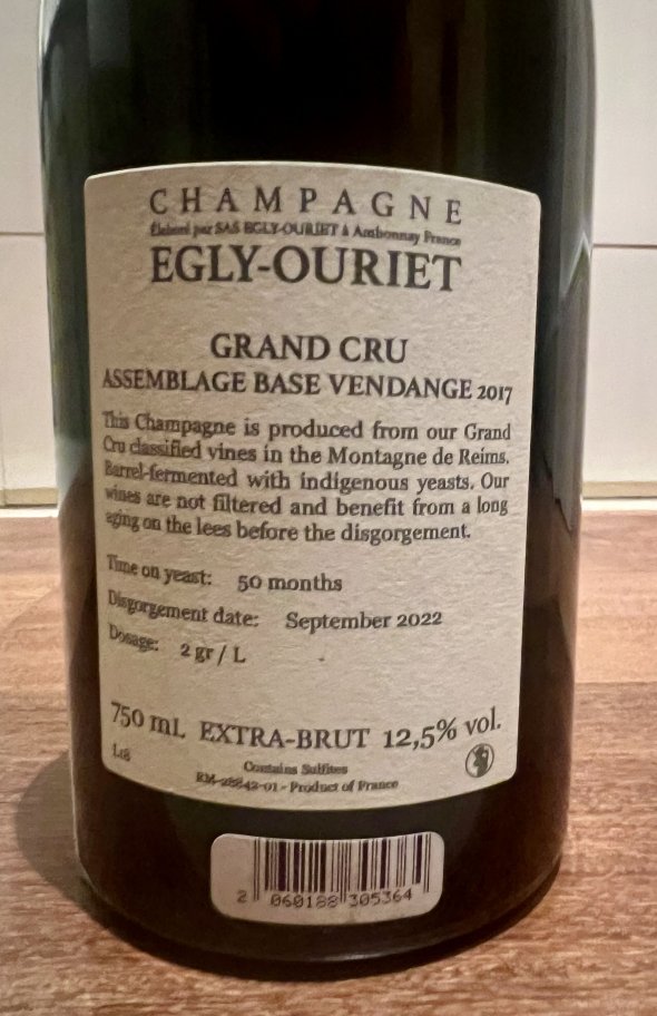 Egly-Ouriet Grand Cru 2017