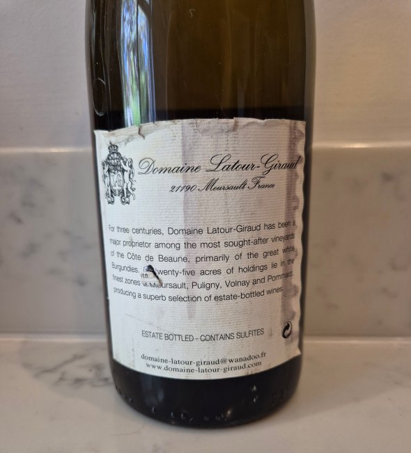 Domaine Latour Giraud, Meursault-Boucheres Premier Cru