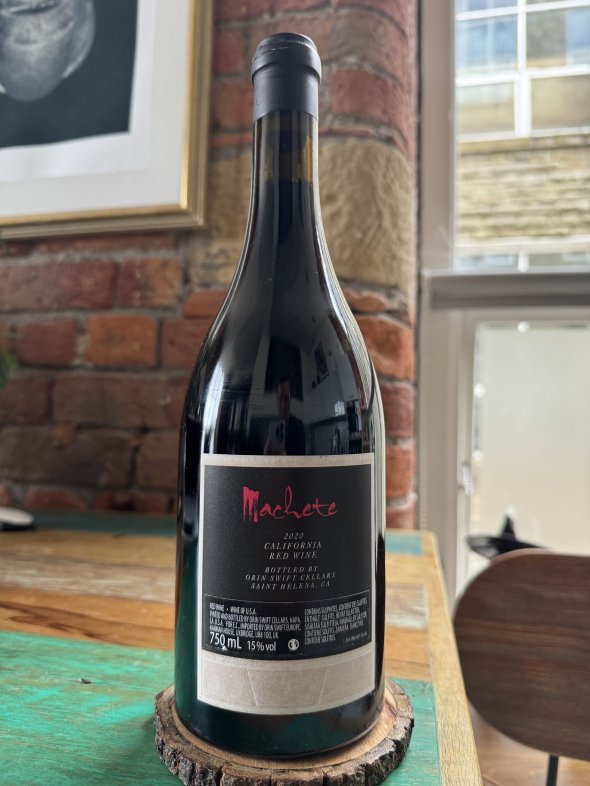 Orin Swift, Machete, California