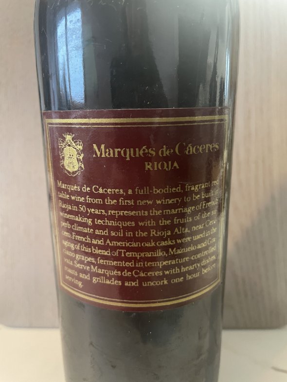 Marques de Caceres, Reserva, Rioja
