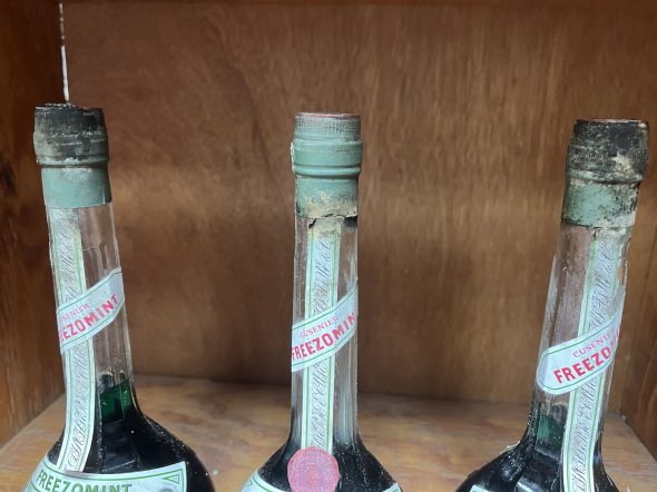 3 X Bots Freezomint Cr&egrave;me de menthe Cusenier 70cl 27% Alc Original