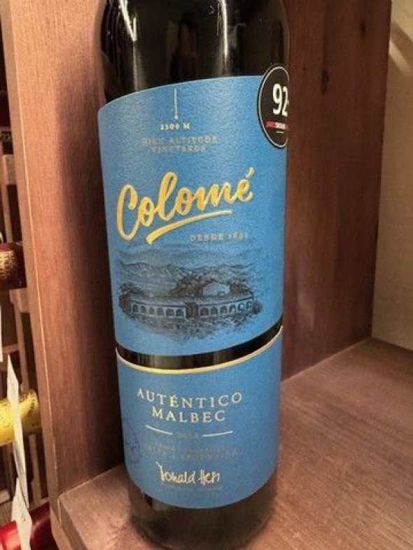 Colom&eacute; Aut&eacute;ntico Malbec