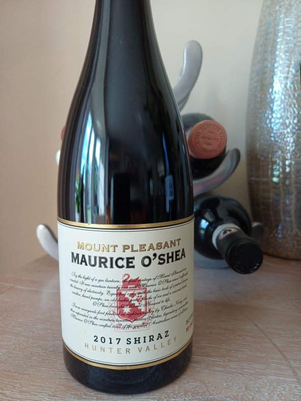 Mount Pleasant (McWilliams), Maurice O'Shea Shiraz, Hunter Valley