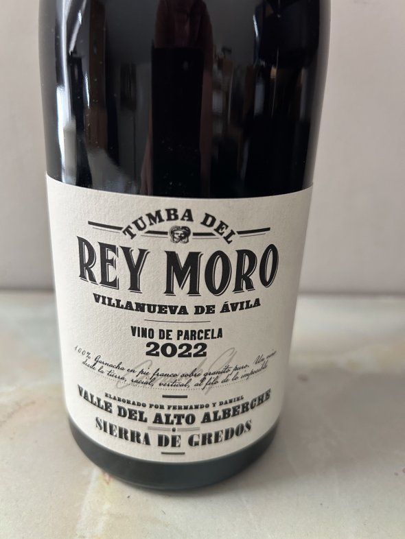 Comando G "TUMBA DEL REY MORO" Navarrevisca Vino de la Tierra de Castilla y Leon