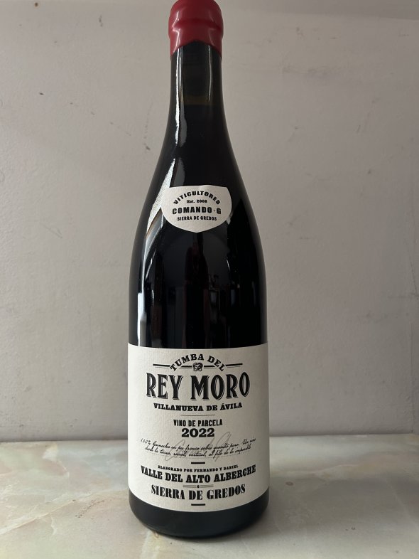 Comando G "TUMBA DEL REY MORO" Navarrevisca Vino de la Tierra de Castilla y Leon