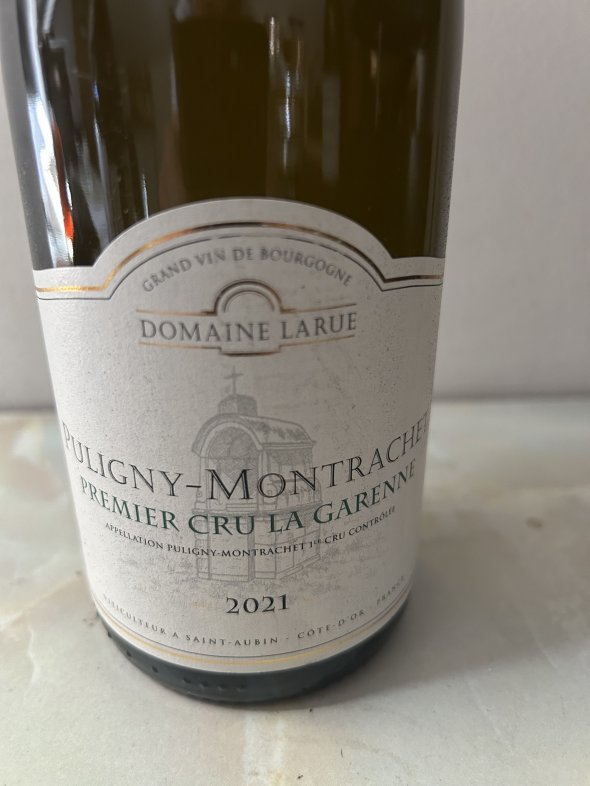 Puligny Montrachet 1er Cru, La Garenne, Domaine Larue 