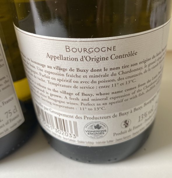 Chatel Buis Bourgogne Chardonnay 