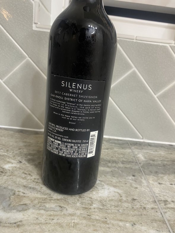 Silenus, Cabernet Sauvignon, Oak Knoll District