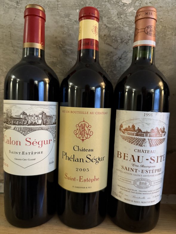 Left bank Bordeaux x3