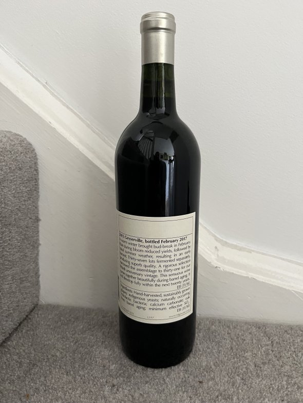 2015 Ridge, Geyserville, Alexander Valley