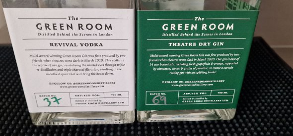 The Green Room vodka/Gin