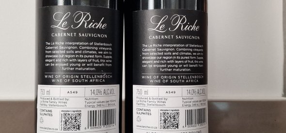 Le Riche, Cabernet Sauvignon, Stellenbosch