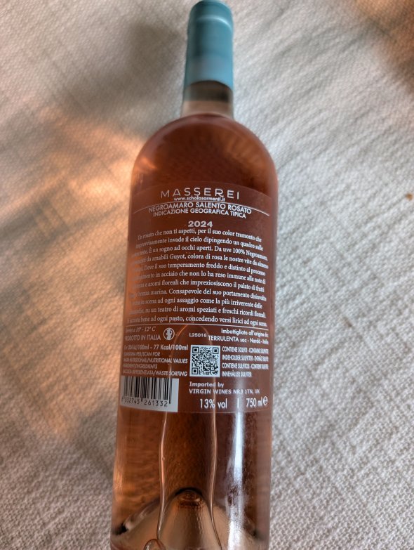 Schola Sarmenti Masserei Rosato